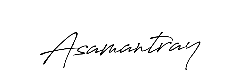 It looks lik you need a new signature style for name Asamantray. Design unique handwritten (Antro_Vectra_Bolder) signature with our free signature maker in just a few clicks. Asamantray signature style 7 images and pictures png