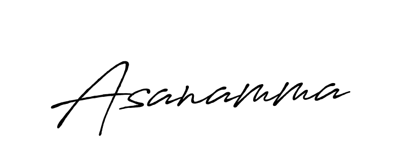 Also we have Asanamma name is the best signature style. Create professional handwritten signature collection using Antro_Vectra_Bolder autograph style. Asanamma signature style 7 images and pictures png