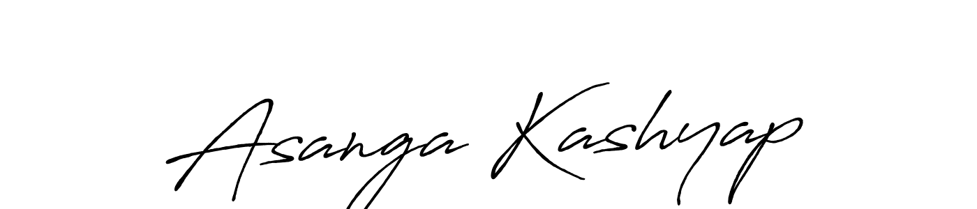 Antro_Vectra_Bolder is a professional signature style that is perfect for those who want to add a touch of class to their signature. It is also a great choice for those who want to make their signature more unique. Get Asanga Kashyap name to fancy signature for free. Asanga Kashyap signature style 7 images and pictures png