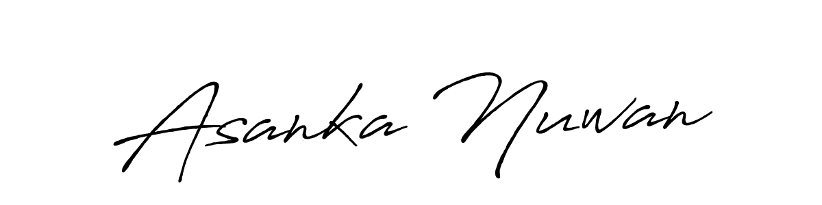 Similarly Antro_Vectra_Bolder is the best handwritten signature design. Signature creator online .You can use it as an online autograph creator for name Asanka Nuwan. Asanka Nuwan signature style 7 images and pictures png