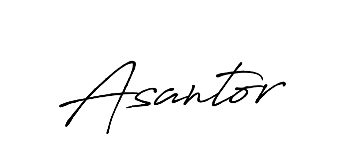 How to make Asantor name signature. Use Antro_Vectra_Bolder style for creating short signs online. This is the latest handwritten sign. Asantor signature style 7 images and pictures png
