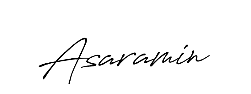 Design your own signature with our free online signature maker. With this signature software, you can create a handwritten (Antro_Vectra_Bolder) signature for name Asaramin. Asaramin signature style 7 images and pictures png