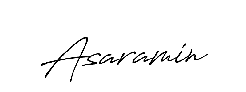 Design your own signature with our free online signature maker. With this signature software, you can create a handwritten (Antro_Vectra_Bolder) signature for name Asaramin. Asaramin signature style 7 images and pictures png