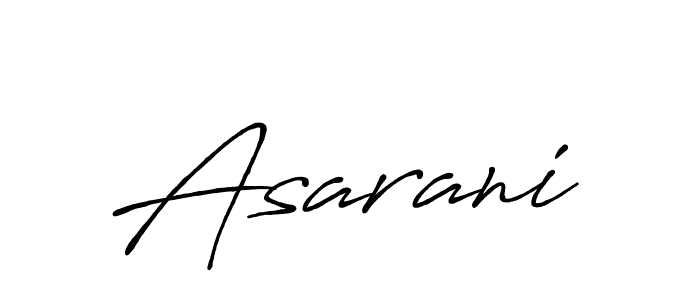 Asarani stylish signature style. Best Handwritten Sign (Antro_Vectra_Bolder) for my name. Handwritten Signature Collection Ideas for my name Asarani. Asarani signature style 7 images and pictures png