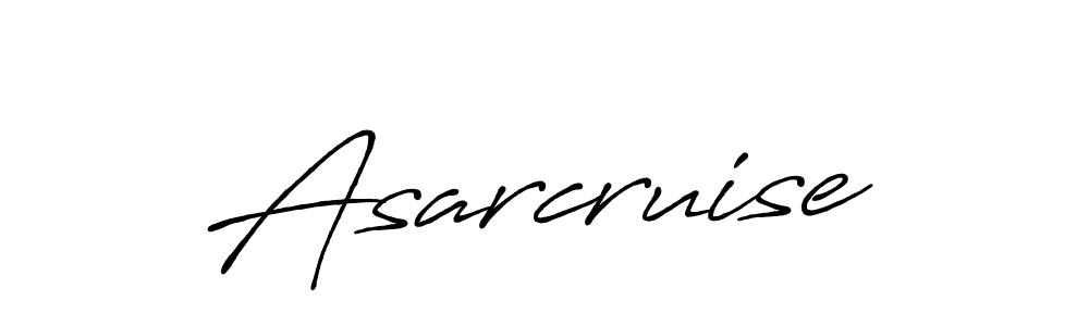 It looks lik you need a new signature style for name Asarcruise. Design unique handwritten (Antro_Vectra_Bolder) signature with our free signature maker in just a few clicks. Asarcruise signature style 7 images and pictures png