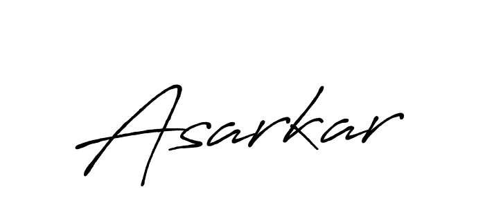 Make a beautiful signature design for name Asarkar. With this signature (Antro_Vectra_Bolder) style, you can create a handwritten signature for free. Asarkar signature style 7 images and pictures png