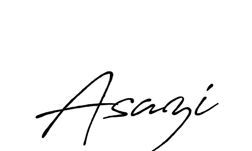 How to make Asazi name signature. Use Antro_Vectra_Bolder style for creating short signs online. This is the latest handwritten sign. Asazi signature style 7 images and pictures png