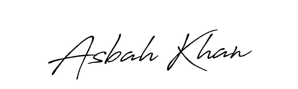 It looks lik you need a new signature style for name Asbah Khan. Design unique handwritten (Antro_Vectra_Bolder) signature with our free signature maker in just a few clicks. Asbah Khan signature style 7 images and pictures png