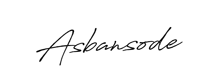 How to make Asbansode name signature. Use Antro_Vectra_Bolder style for creating short signs online. This is the latest handwritten sign. Asbansode signature style 7 images and pictures png