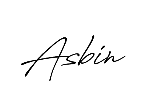 How to make Asbin signature? Antro_Vectra_Bolder is a professional autograph style. Create handwritten signature for Asbin name. Asbin signature style 7 images and pictures png