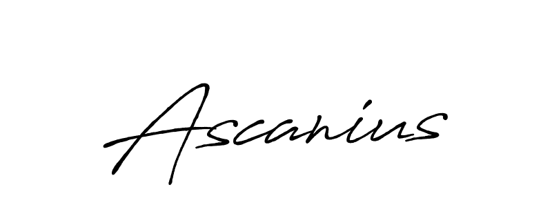 Make a beautiful signature design for name Ascanius. With this signature (Antro_Vectra_Bolder) style, you can create a handwritten signature for free. Ascanius signature style 7 images and pictures png