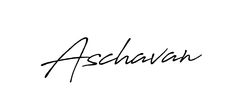The best way (Antro_Vectra_Bolder) to make a short signature is to pick only two or three words in your name. The name Aschavan include a total of six letters. For converting this name. Aschavan signature style 7 images and pictures png