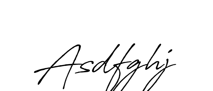 Create a beautiful signature design for name Asdfghj. With this signature (Antro_Vectra_Bolder) fonts, you can make a handwritten signature for free. Asdfghj signature style 7 images and pictures png
