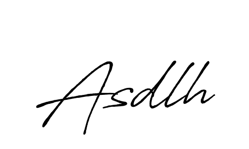Design your own signature with our free online signature maker. With this signature software, you can create a handwritten (Antro_Vectra_Bolder) signature for name Asdlh. Asdlh signature style 7 images and pictures png
