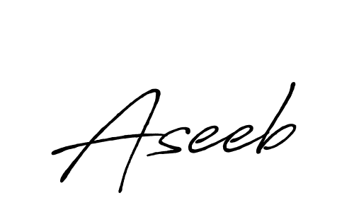 Create a beautiful signature design for name Aseeb. With this signature (Antro_Vectra_Bolder) fonts, you can make a handwritten signature for free. Aseeb signature style 7 images and pictures png