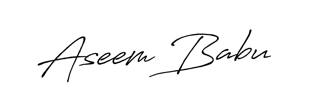 Once you've used our free online signature maker to create your best signature Antro_Vectra_Bolder style, it's time to enjoy all of the benefits that Aseem Babu name signing documents. Aseem Babu signature style 7 images and pictures png