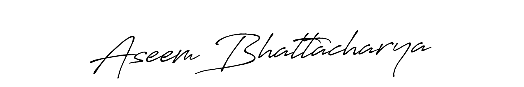 Aseem Bhattacharya stylish signature style. Best Handwritten Sign (Antro_Vectra_Bolder) for my name. Handwritten Signature Collection Ideas for my name Aseem Bhattacharya. Aseem Bhattacharya signature style 7 images and pictures png