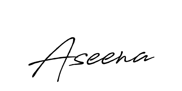 How to make Aseena signature? Antro_Vectra_Bolder is a professional autograph style. Create handwritten signature for Aseena name. Aseena signature style 7 images and pictures png