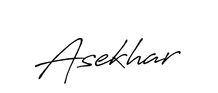 Make a beautiful signature design for name Asekhar. Use this online signature maker to create a handwritten signature for free. Asekhar signature style 7 images and pictures png