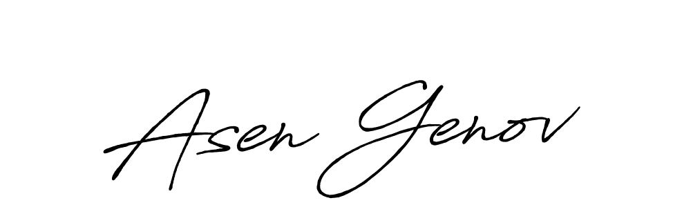 Similarly Antro_Vectra_Bolder is the best handwritten signature design. Signature creator online .You can use it as an online autograph creator for name Asen Genov. Asen Genov signature style 7 images and pictures png