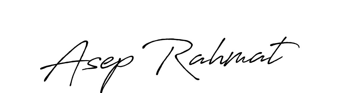 It looks lik you need a new signature style for name Asep Rahmat. Design unique handwritten (Antro_Vectra_Bolder) signature with our free signature maker in just a few clicks. Asep Rahmat signature style 7 images and pictures png