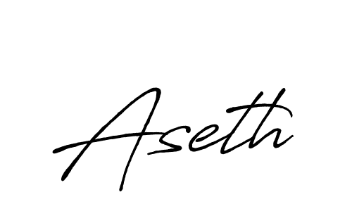 Create a beautiful signature design for name Aseth. With this signature (Antro_Vectra_Bolder) fonts, you can make a handwritten signature for free. Aseth signature style 7 images and pictures png