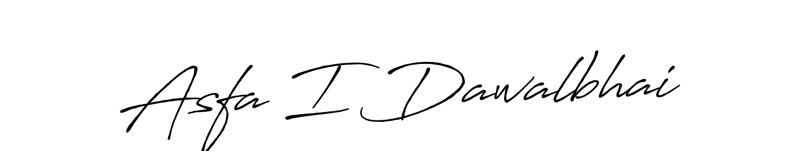 Similarly Antro_Vectra_Bolder is the best handwritten signature design. Signature creator online .You can use it as an online autograph creator for name Asfa I Dawalbhai. Asfa I Dawalbhai signature style 7 images and pictures png