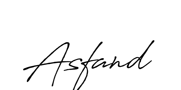 Make a beautiful signature design for name Asfand. With this signature (Antro_Vectra_Bolder) style, you can create a handwritten signature for free. Asfand signature style 7 images and pictures png