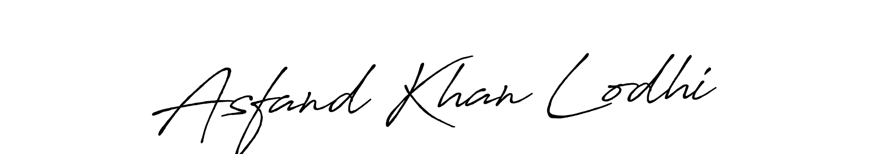 How to make Asfand Khan Lodhi name signature. Use Antro_Vectra_Bolder style for creating short signs online. This is the latest handwritten sign. Asfand Khan Lodhi signature style 7 images and pictures png