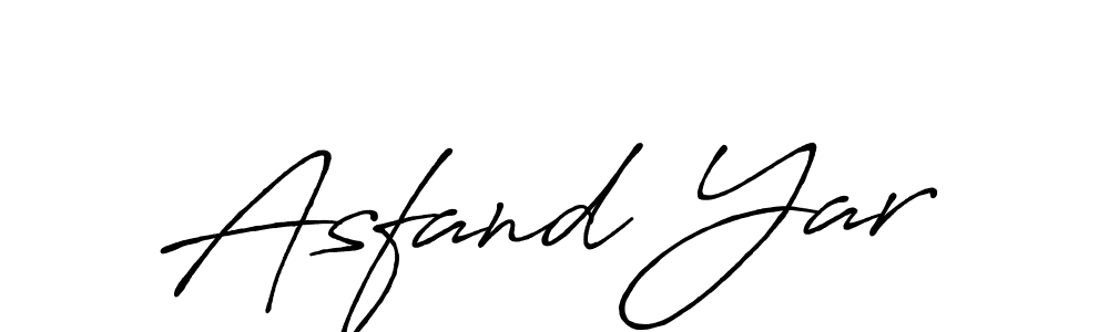 Make a beautiful signature design for name Asfand Yar. With this signature (Antro_Vectra_Bolder) style, you can create a handwritten signature for free. Asfand Yar signature style 7 images and pictures png