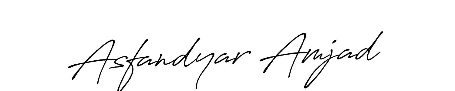 Asfandyar Amjad stylish signature style. Best Handwritten Sign (Antro_Vectra_Bolder) for my name. Handwritten Signature Collection Ideas for my name Asfandyar Amjad. Asfandyar Amjad signature style 7 images and pictures png