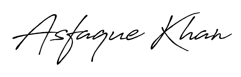 The best way (Antro_Vectra_Bolder) to make a short signature is to pick only two or three words in your name. For converting this name Asfaque Khan. Asfaque Khan signature style 7 images and pictures png