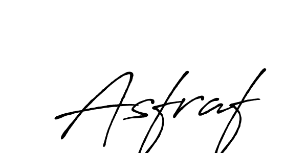 Make a beautiful signature design for name Asfraf. With this signature (Antro_Vectra_Bolder) style, you can create a handwritten signature for free. Asfraf signature style 7 images and pictures png