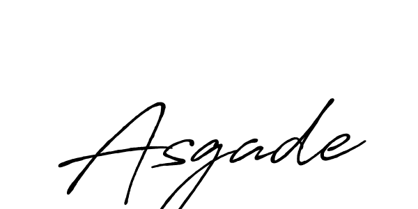 Also we have Asgade name is the best signature style. Create professional handwritten signature collection using Antro_Vectra_Bolder autograph style. Asgade signature style 7 images and pictures png
