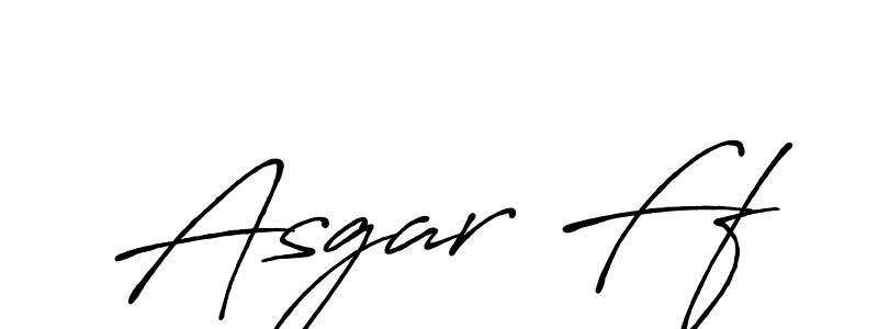 Create a beautiful signature design for name Asgar Ff. With this signature (Antro_Vectra_Bolder) fonts, you can make a handwritten signature for free. Asgar Ff signature style 7 images and pictures png