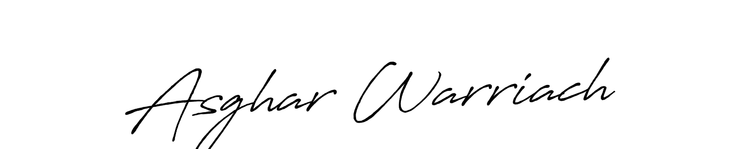 Once you've used our free online signature maker to create your best signature Antro_Vectra_Bolder style, it's time to enjoy all of the benefits that Asghar Warriach name signing documents. Asghar Warriach signature style 7 images and pictures png