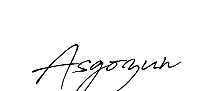 Once you've used our free online signature maker to create your best signature Antro_Vectra_Bolder style, it's time to enjoy all of the benefits that Asgozun name signing documents. Asgozun signature style 7 images and pictures png