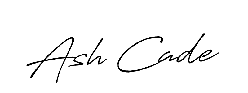 The best way (Antro_Vectra_Bolder) to make a short signature is to pick only two or three words in your name. The name Ash Cade include a total of six letters. For converting this name. Ash Cade signature style 7 images and pictures png