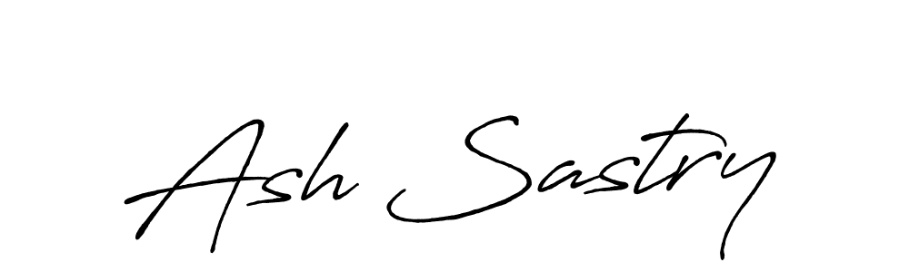 Also we have Ash Sastry name is the best signature style. Create professional handwritten signature collection using Antro_Vectra_Bolder autograph style. Ash Sastry signature style 7 images and pictures png