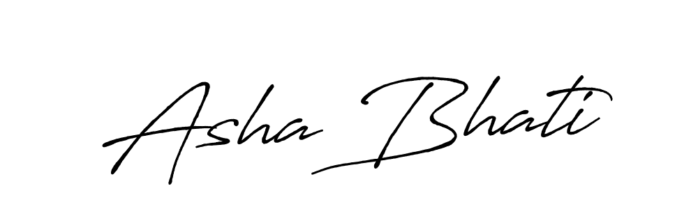 You can use this online signature creator to create a handwritten signature for the name Asha Bhati. This is the best online autograph maker. Asha Bhati signature style 7 images and pictures png