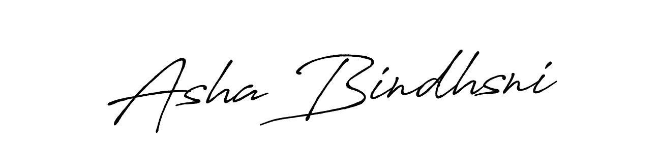 Make a beautiful signature design for name Asha Bindhsni. Use this online signature maker to create a handwritten signature for free. Asha Bindhsni signature style 7 images and pictures png