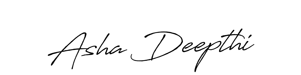 Also we have Asha Deepthi name is the best signature style. Create professional handwritten signature collection using Antro_Vectra_Bolder autograph style. Asha Deepthi signature style 7 images and pictures png