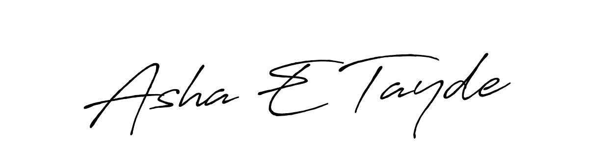 This is the best signature style for the Asha E Tayde name. Also you like these signature font (Antro_Vectra_Bolder). Mix name signature. Asha E Tayde signature style 7 images and pictures png