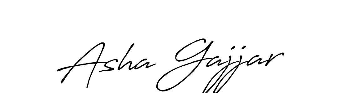 Use a signature maker to create a handwritten signature online. With this signature software, you can design (Antro_Vectra_Bolder) your own signature for name Asha Gajjar. Asha Gajjar signature style 7 images and pictures png