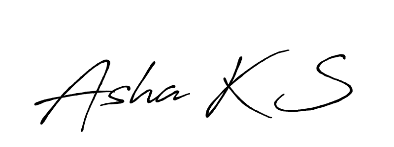 Once you've used our free online signature maker to create your best signature Antro_Vectra_Bolder style, it's time to enjoy all of the benefits that Asha K S name signing documents. Asha K S signature style 7 images and pictures png