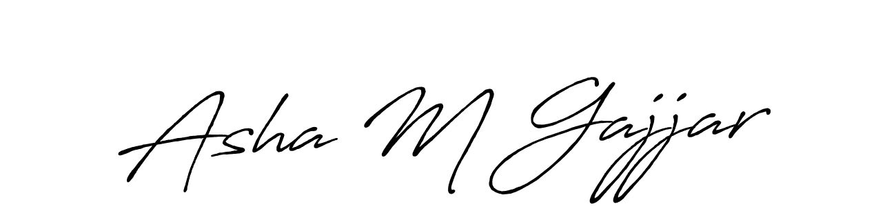 Here are the top 10 professional signature styles for the name Asha M Gajjar. These are the best autograph styles you can use for your name. Asha M Gajjar signature style 7 images and pictures png