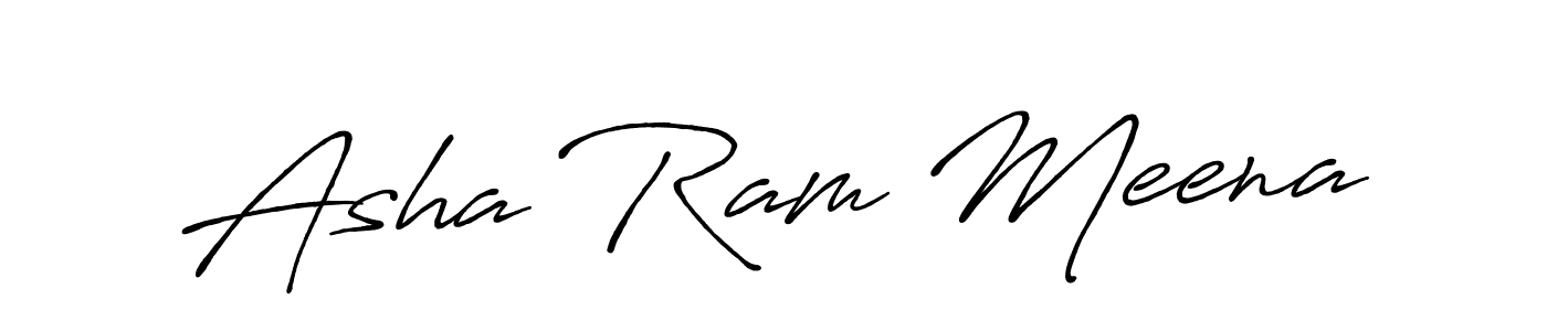 How to make Asha Ram Meena signature? Antro_Vectra_Bolder is a professional autograph style. Create handwritten signature for Asha Ram Meena name. Asha Ram Meena signature style 7 images and pictures png
