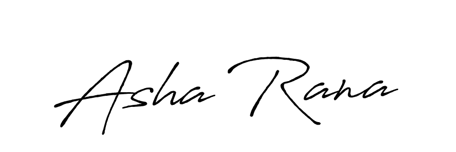 Also we have Asha Rana name is the best signature style. Create professional handwritten signature collection using Antro_Vectra_Bolder autograph style. Asha Rana signature style 7 images and pictures png