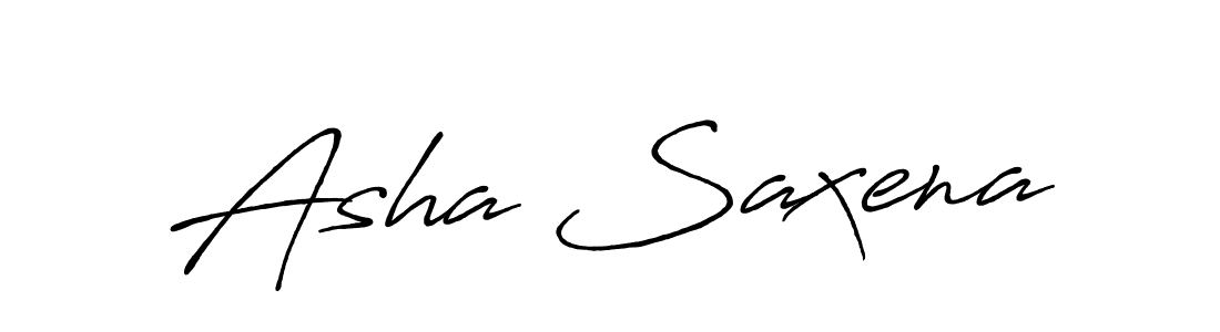 Also we have Asha Saxena name is the best signature style. Create professional handwritten signature collection using Antro_Vectra_Bolder autograph style. Asha Saxena signature style 7 images and pictures png