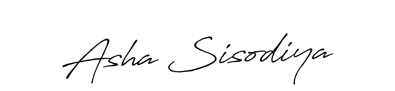 It looks lik you need a new signature style for name Asha Sisodiya. Design unique handwritten (Antro_Vectra_Bolder) signature with our free signature maker in just a few clicks. Asha Sisodiya signature style 7 images and pictures png